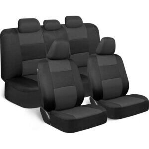 PolyPro Car Seat Covers Full Set Front Rear Split Bench for Car Truck SUV Van